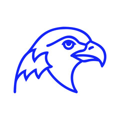 Naklejka premium Eagle Head Icon