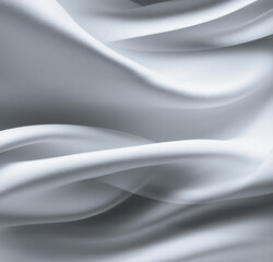 White silk fabric