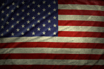 Grunge American flag