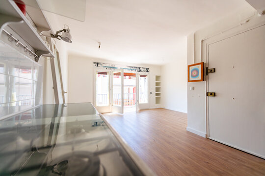 Clean Empty Living Space Ready for New Beginning