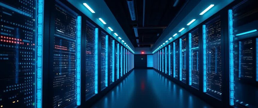 binary code on digital background