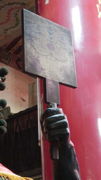 Close-up: Ritual implements of General Fan (Ba Ye).