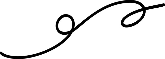 Calligraphy collection of wavy swoosh. Hand drawn swash, emphasis, line shape. Typographic extension simple stroke underline decoration for text, logo. Minimalist letter tail isolated element © xenial