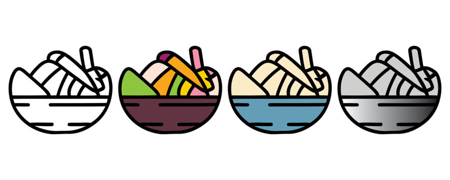 Hand holding toothbrushes in colorful cups dental hygiene oral care set flat design vector illustration