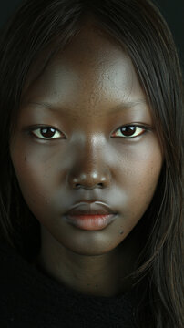Black woman model