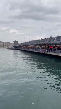 port of barc Istanbul Golden Horn Footage