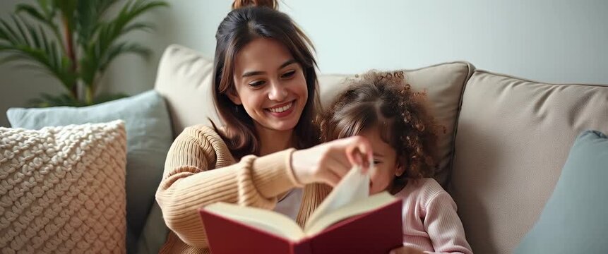young woman relaxing on sofa at home