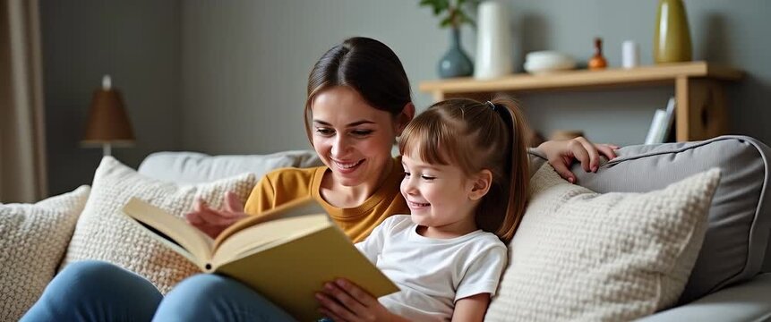 young woman relaxing on sofa at home