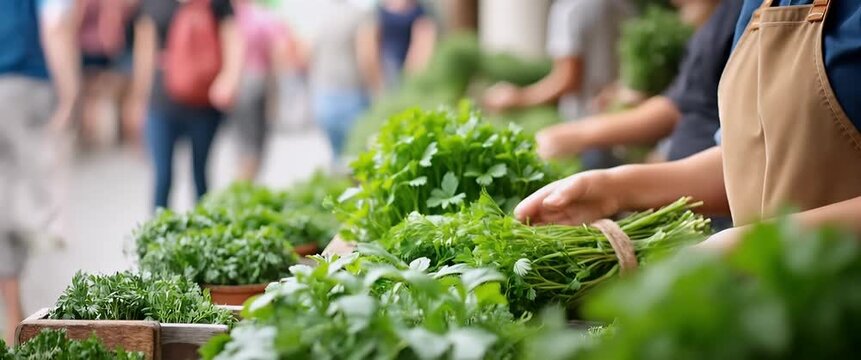 hands with a vegetable