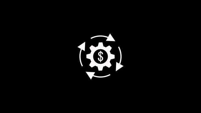 Continuity Icon Element For Design .Transfer icon logo template isolated Circular Economy Icon .Money Cycle Icon Element For Design .