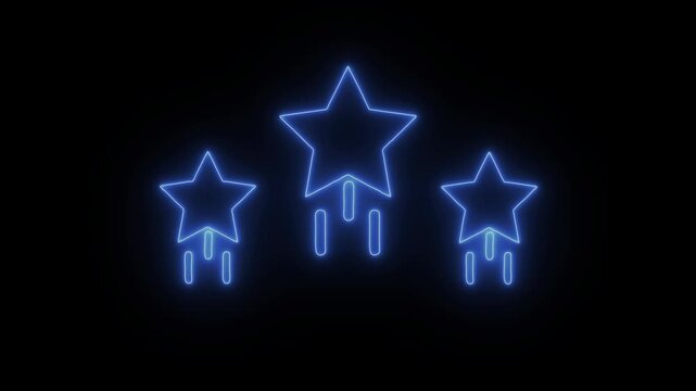 Stars Icon Design For Projects . Star Glyph Icon Design .Star Rise. Fireworks Congratulations. Nomination Presentation. Presentation of a star .