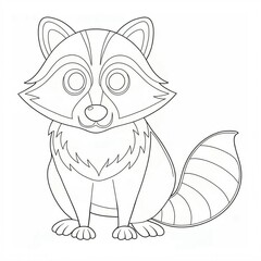raccoon sketch 