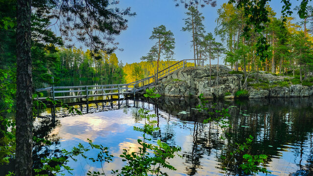 Pukala Roninmaa, National park Finland lakescape