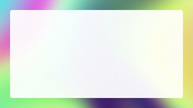 Modern Animated Text Box Overlay with Gradient Background 4K Seamless Loop