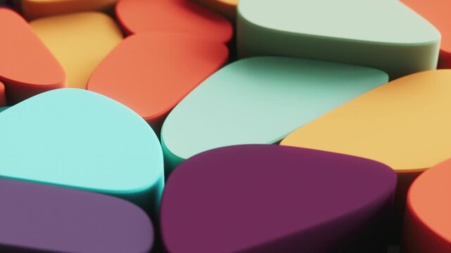 Colorful abstract background loop