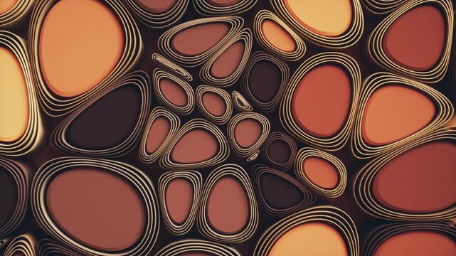 Brown voronoi pattern seamless loop