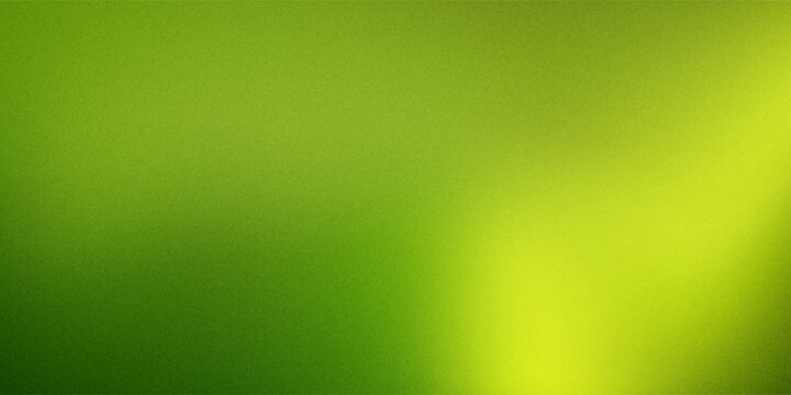 Abstract chartreuse lime green background. Ombre gradient colors. Bright and vibrant electric neon acid light shades. Grunge vector with grainy noise.
