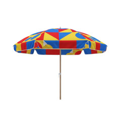 Obraz premium Colorful Beach Umbrella