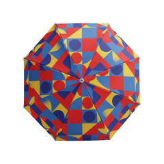 Colorful Geometric Pattern Umbrella