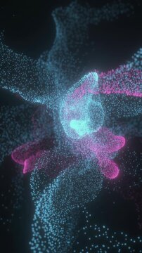 Futuristic data monolith with glowing orange energy panels and dark metallic structure for cloud technology concepts.