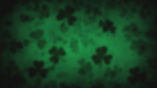St patrick's day green shamrock celebration background
