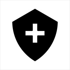 Fototapeta premium Healthcare Icon. Symbol isolated white background. vector illustration. color editable.