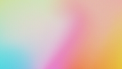 Abstract Pastel Rainbow Gradient Grain Texture Soft Background Multicolor Holographic