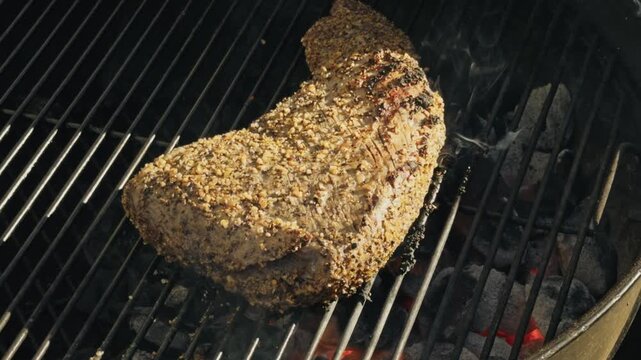 Searing Tri-Tip on a Charcoal Grill