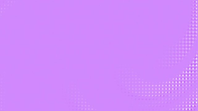Light purple halftone dots texture background 4k minimal looping animation