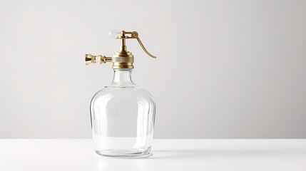 Obraz premium Revolutionize Your Space with Timeless Innovation - Discover the Golden Eco-Friendly Spray Bottle!