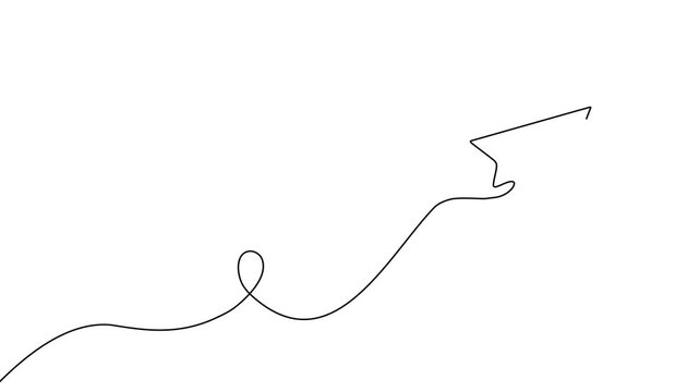 Line art icon continuous illustration outline one sketch plane calendar doodle. vector line art single lineart travel time paper background agenda business schedule drawing trip drawn calender flight