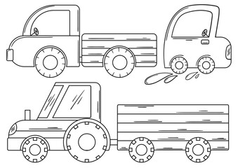 Set of cute illustration. Perfect for kids designs, posters, stickers