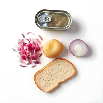 Set of products for Surstr&ouml;mming - Traditional Swedish Fermented Herring Can