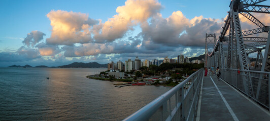 Ponte Herc&iacute;lio Luz Florian&oacute;polis Santa Catarina Brasil florianopolis 