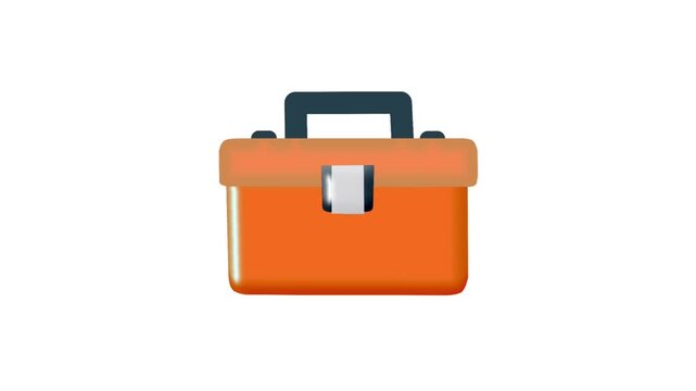 2D Animated Toolbox for Repair and Maintenance Work