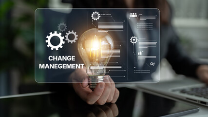 Change management strategy combining innovation, globalization, and teamwork to enable business transformation and emotional engagement in modern organizations Latch