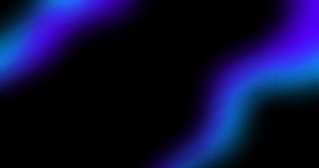 Fototapeta premium Abstract purple and blue gradient brush flows. Isolated on dark background. Ideal for banners, posters.