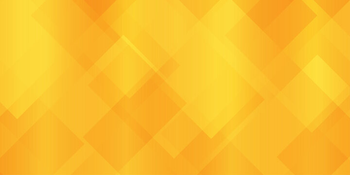 Abstract geometric background with overlapping yellow and orange diamond shapes. Modern bright digital vector pattern.