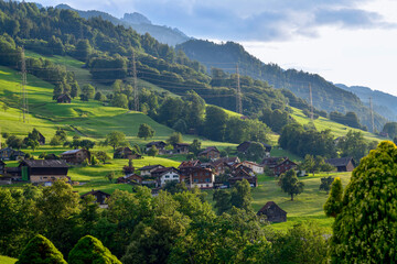 Quarten am Walensee im Kanton St. Gallen in der Schweiz
