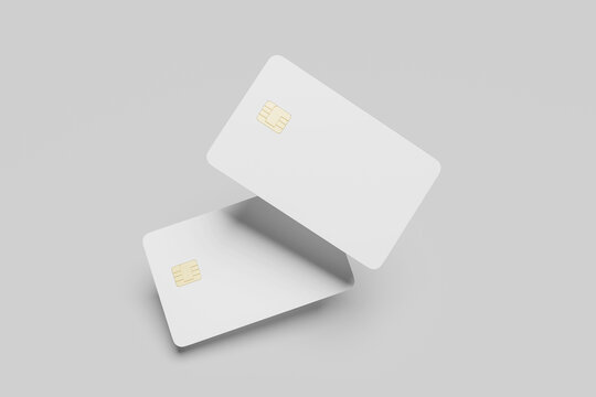 High Quality Realistic Credit Card Mockup Set