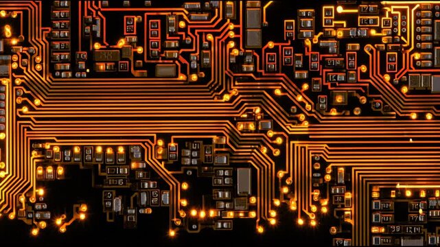 Exploring Micro-Circuitry With Extreme Macro Shots of Metallic Components Revealing Intricate Details and Patterns