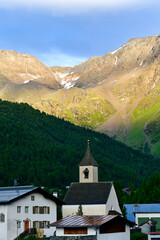 Fototapeta premium Sulden (Solda) in Südtirol, Italien 