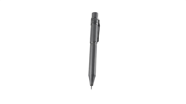 Sleek dark gray writing implement for everyday use, perfect for professional settings, classroom tools, academic tasks, and creative expression, isolated on a clean white background