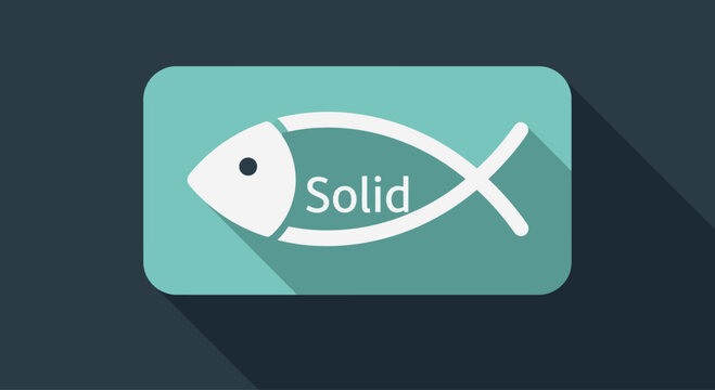 Solid Principles of Object-Oriented Programming Icon.