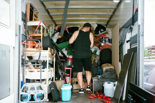 Packing a Truck and moving to a new home