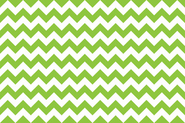 LawnGreen and white color Zig zag seamless pattern.