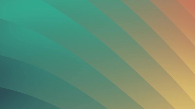Sunny Beach footage animation soft liquid transition of orange and teal hues