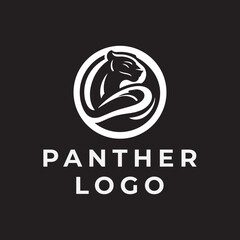 Powerful black panther mascot logo vector illustration for sports teams, gaming, fitness brands, and high-performance automotive or security business identities