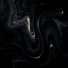 Obraz premium A black and white swirling abstract image