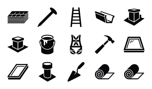 Tile sheets icon vector illustration concept on white background for construction materials